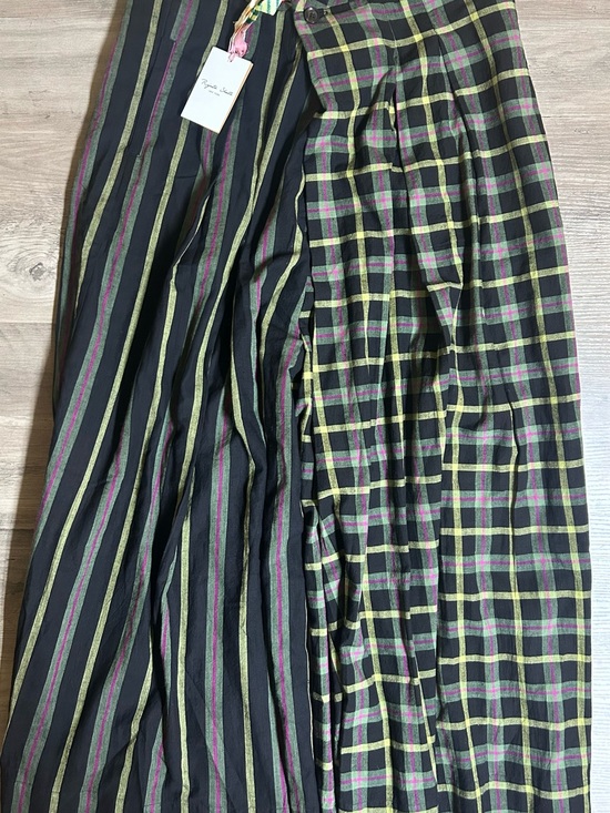 Rujuta Sheth Pants - NWT RUJUTA SHETH FRIDA PANTS | STRIKE CHEX X STRIKE STRIPE